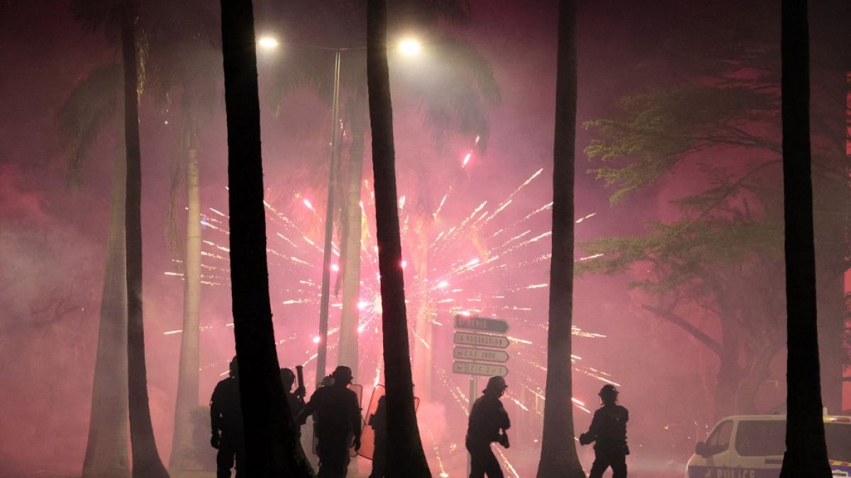 Fransa'da polis şiddeti karşıtı gösterilerde hava fişek kullanılmıştı