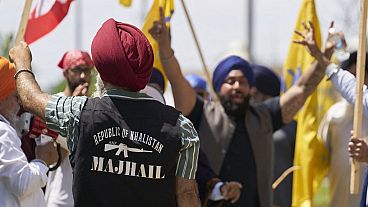 Le proteste della comunità sikh in Canada