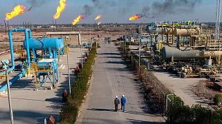 عکس آرشیوی از تاسیسات گازی عراق در نزدیکی بصره