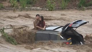 فيضانات نتيجة هطول أمطار غزيرة في الصين