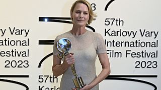 Η ηθοποιός Ρόμπιν Ράιτ έλαβε το βραβείο προέδρου για τη συνολική προσφορά της στον κινηματογράφο