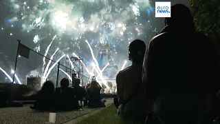 Archivbild: Feuerwerk zum französischen Nativonalfeiertag in Paris