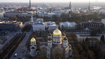 No Biennal this year - a view from above of Riga