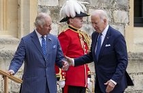 الملك تشارلز الثالث يستقبل الرئيس الأمريكي جو بايدن