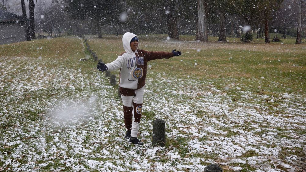 VIDEO: Video: Het sneeuwt in Zuid-Afrika