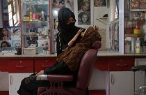 آرایشگاهی در افغانستان