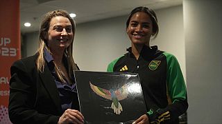 Jamaica's women's football team arrives in Australia