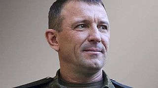 Der russische General Popow, der seine Entlassung bekannt gemacht hat