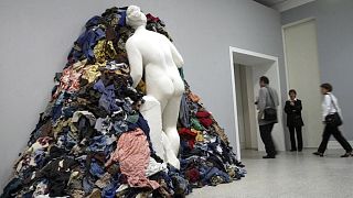"Venus of the Rags" from Michelangelo Pistoletto in Bonn, Germany. Vandals destroyed one of the series, a seminal artwork by one of Italy's most famous living artists.