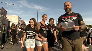 Rammstein-Fans in Budapest