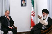 رهبر ایران و رئیس جمهوری روسیه