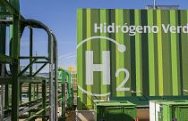 The Iberdrola green hydrogen plant in Puertollano, central Spain, March 28, 2023.