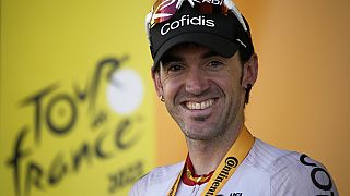 L'Espagnol Ion Izagirre, vainqueur de la 12ème étape du Tour de France à Belleville-en Beaujolais