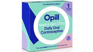 Proposed packaging for the Opill birth control medication.