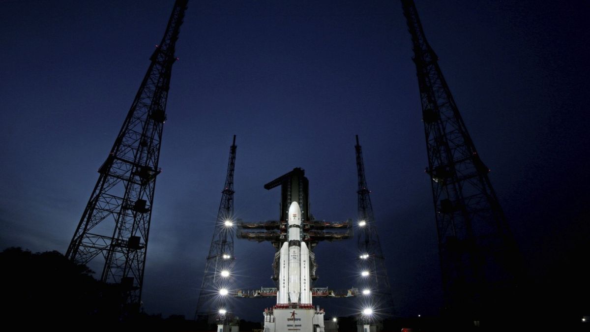 Запуск индийской космической миссии "Чандраян-3"