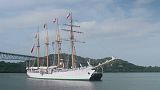 Le navire Esmeralda à Panama