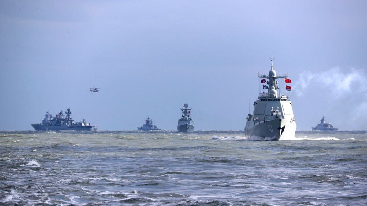 رزمایش نظامی مشترک چین و روسیه (عکس از آرشیو)