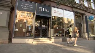 Una libreria "Líra" a Budapest.