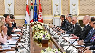 اجتماع زعماء الاتحاد الأوروبي والرئيس التونسي قيس سعيّد