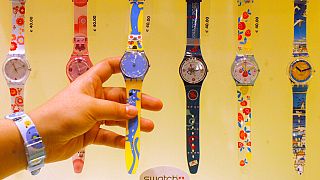 İsviçre merkezli Swatch şirketi tarafından üretilen kol saatleri (arşiv)