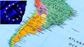 کشورهای آمریکای لاتین و پرچم اتحادیه اروپا