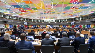 EU and CELAC leaders attend a summit at the EU Council headquarters in Brussels on 17 July, 2023.