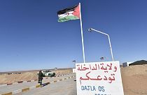 Batı Sahra'daki bir kontrol noktası