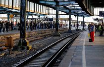 محطة السكك الحديدية الرئيسية في دويسبورغ، ألمانيا، الأربعاء، 20 مايو 2015