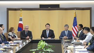 رئیس جمهوری کره جنوبی در دیدار با مقامات آمریکایی