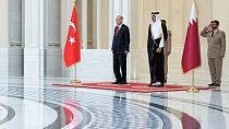 الرئيس التركي في الدوحة