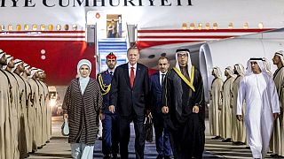 الرئيس التركي في الإمارات