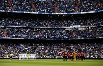 مباراة بين ريال مدريد والميريا في ملعب سانتياغو برنابيو في مدريد، إسبانيا، الأربعاء 29 أبريل 2015.