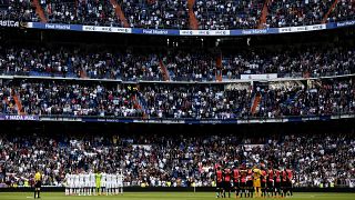 مباراة بين ريال مدريد والميريا في ملعب سانتياغو برنابيو في مدريد، إسبانيا، الأربعاء 29 أبريل 2015.