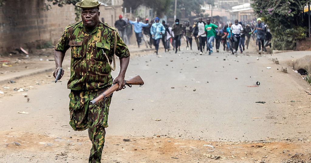 Violent clashes in first of three days of protests called by Kenyan opposition Violent clashes in first of three days of protests called by Kenyan opposition