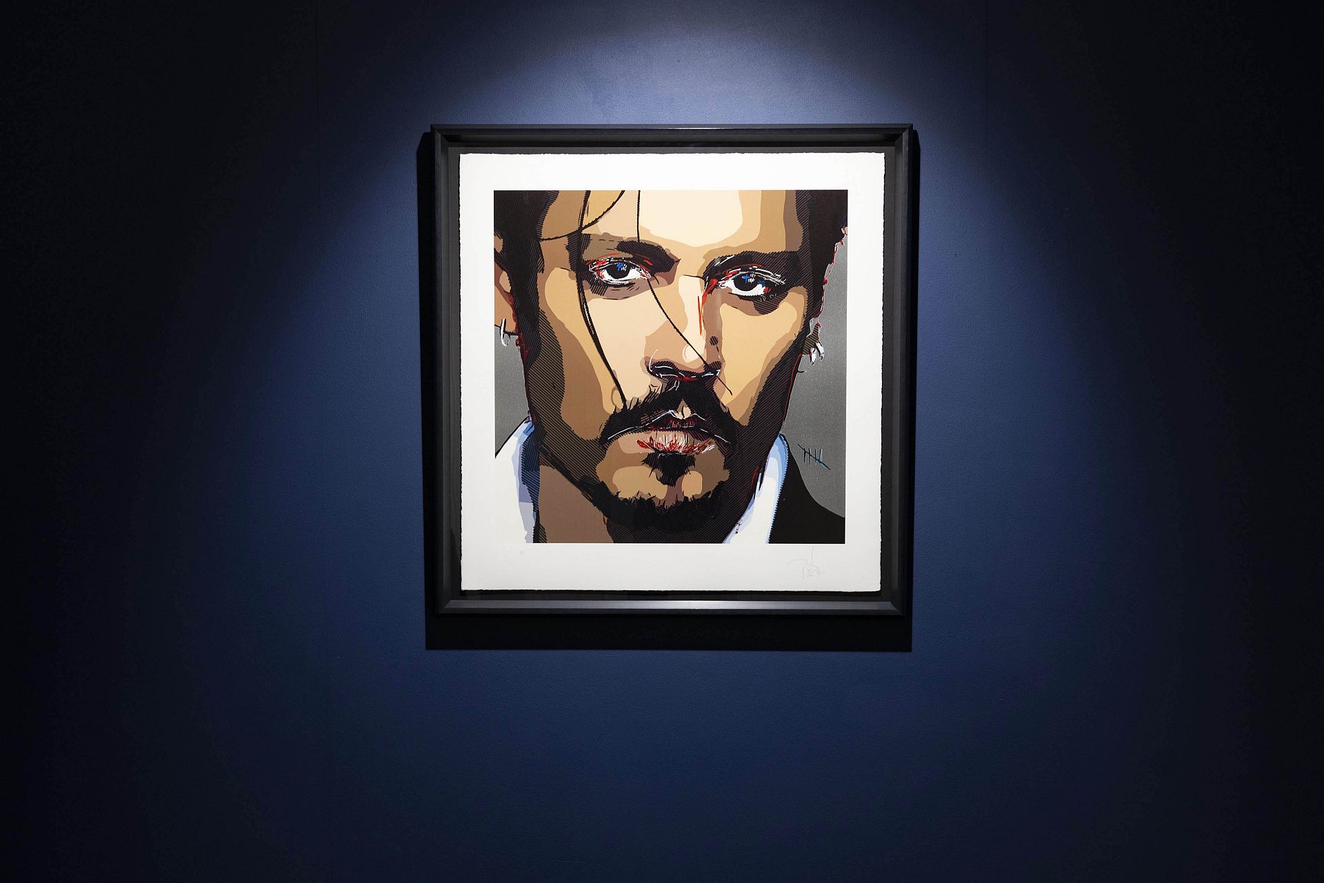 Johnny Depp's deeply personal debut self-portrait goes up for auction ...