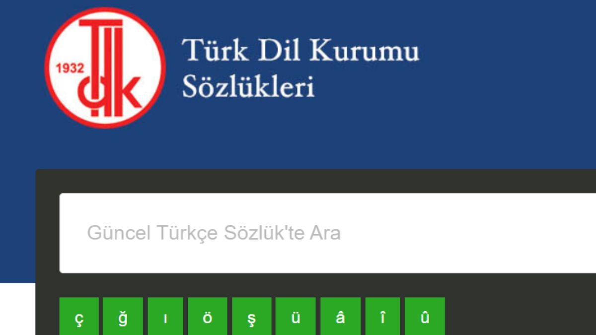 TDK Türkçe Sözlük