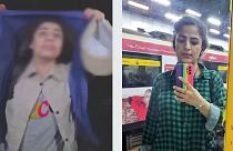 لیلا ضیافر دختری که به خاطر حجاب اجباری بازداشت شد