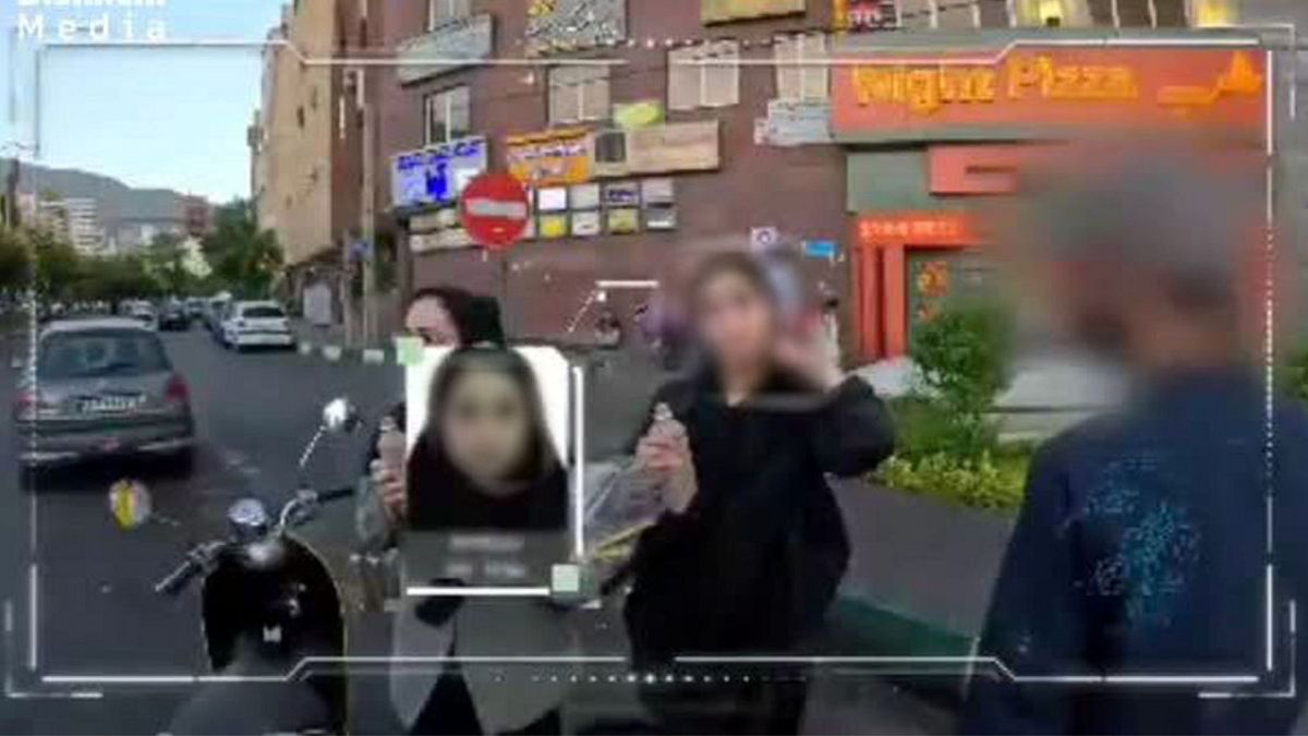 برشی از فیلم منتشر شده از خیابان اندرزگوی تهران