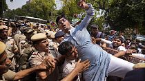 Protest in Neu-Delhi