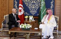 لقاء سابق في جدة بين ولي العهد السعودي والرئيس التونسي 