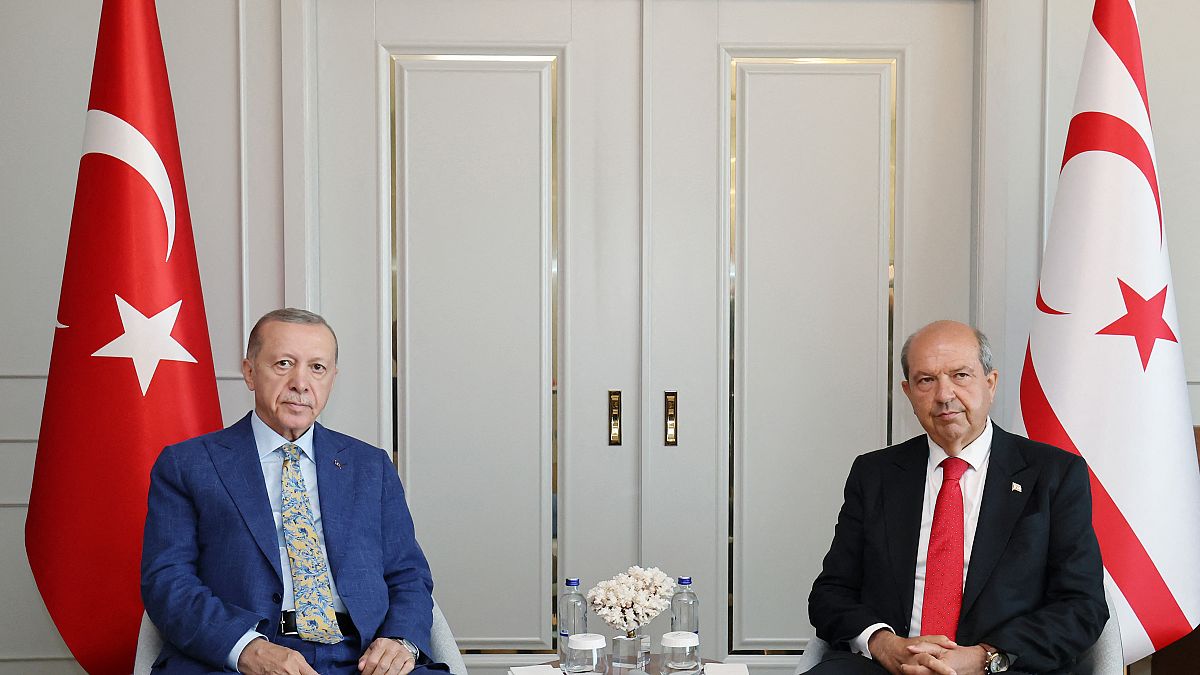 Cumhurbaşkanı Erdoğan ve KKTC Cumhurbaşkanı Ersin Tatar