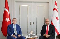 Cumhurbaşkanı Erdoğan ve KKTC Cumhurbaşkanı Ersin Tatar