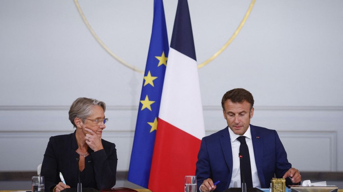Fransa Cumhurbaşkanı Macron ve Başbakan Borne