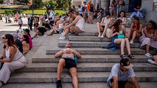 Journée d'été chaude et ensoleillée à Madrid, en Espagne, le mercredi 19 juillet 2023.