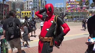 Deadpool at San Diego Comic-Con.