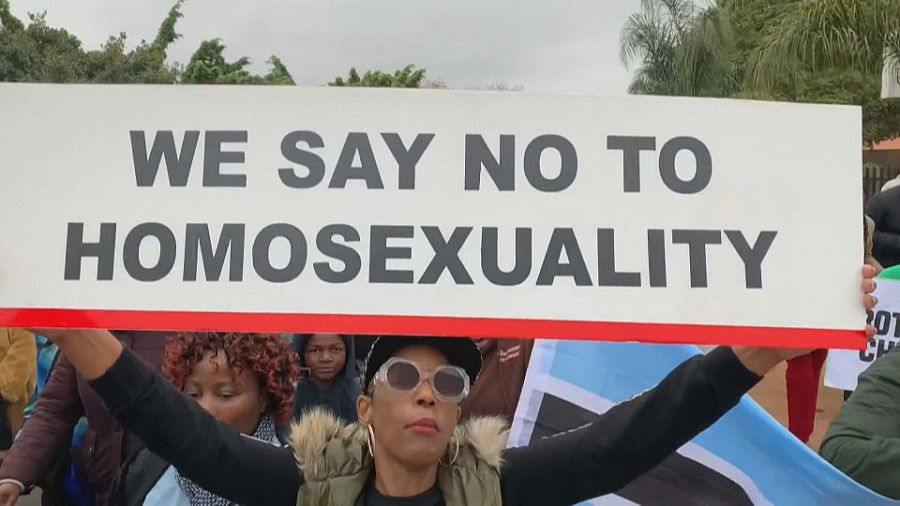 Demonstrations Against Same Sex Relationships Held In Botswana Trending News