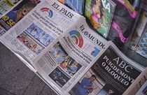 Os jornais espanhóis fizeram manchete com o impasse político