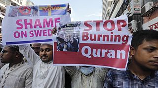 Tüntetés a Korán-égestések ellen