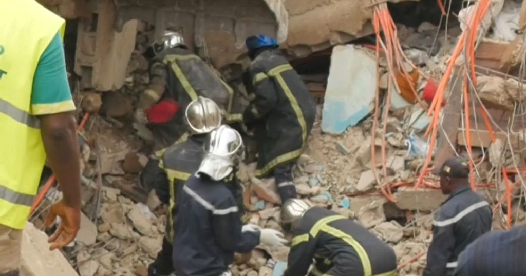 At least 33 dead in Cameroon building collapse