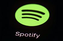 Logótipo do Spotify, a plataforma de áudio lider do mercado mundial